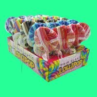 GLITTER LOLLIPOP HAIR BANDS (24 PIECES)