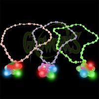 FLASHING ASSORTED BEADED NECKLACES (1 PIECE)