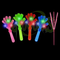 15" FLASHING HANDCLAPPER WAND - ASSORTED COLORS (1 PIECE)