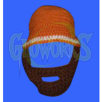 BEARDED KNITTED WINTER HAT (1 PIECE)