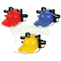 Plastic Hat with Drink Dispensers - Asst. Colors (1 PIECE)