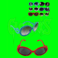 Oval Fashion Sunglasses - Asst. Colors (1 PIECE)