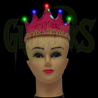 FLASHING PRINCESS TIARA (1 PIECE)