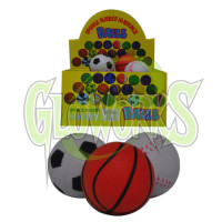 3" SPONGE ASSORTED SPORT BALLS (1 PIECE)