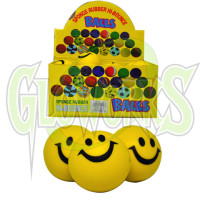 3" SPONGE SMILEY FACE BALLS (1 PIECE)