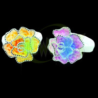 Flashing Flower Bracelet with Metal Accents (1 PIECE)