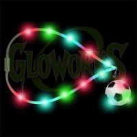 Soccer Flashing Ball with Flashing Lanyard (1 PIECE)