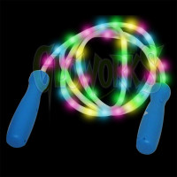100" Multi-Color Flashing Jump Rope (1 PIECE)