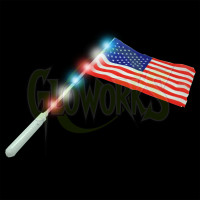 Flashing USA Flag Wand (1 PIECE)