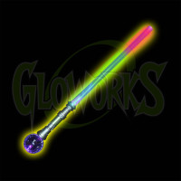 Prismatic Ball LED Sword - Silver Handle (1 PIECE)