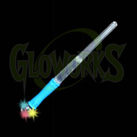 FLASHING BUBBLE WAND WITH LED GLOBE (1 PIECE)