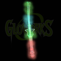FIBER OPTIC FLASHING STAR WAND (1 PIECE)