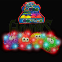 5" Two Tone Flashing Puffer Ball - Asst. Colors (1 PIECE)