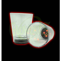LED SHOT GLASS WITH DICE (1 DOZEN)