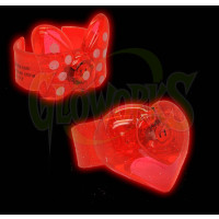Flashing Cuff Bracelet - Bow Charm (1 PIECE)