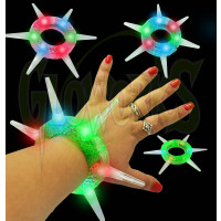 Jumbo Flashing Spiked Bracelet - Asst. Colors (1 PIECE)