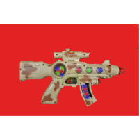 SPINNING BALL GUN WITH CAMO PRINT (1 PIECE) 