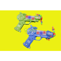 LARGE LED FLASHING GUN WITH PROPELLER (1 PIECE)