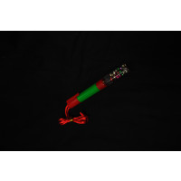 RED/GREEN PEN WITH COLORED FLOATING BEADS BLUE INK (1 PIECE)