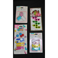 ASSORTED STYLE HAIR BARRETTES (1 PACK)