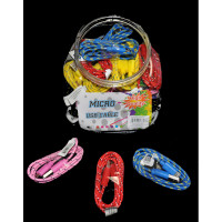 MICRO USB TANGLE FREE CABLE (36 PIECES)