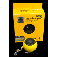 PORTABLE USB HAMBURGER SPEAKER  (1 SPEAKER) 