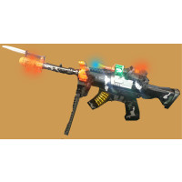 CAMO LED MACHINE GUN WITH SOUND (1 PIECE)