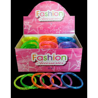 NON-FLASHING BRACELET ASSORTED COLORS (96 PIECES)