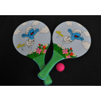 OVER-SIZED SMURF PADDLE BALL SET (1 SET)