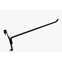 BLACK GRID WALL HOOKS 10" (1 PIECE) 