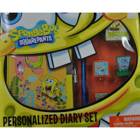 SPONGE BOB PERSONALIZED DIARY SET (1 PIECE)