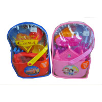 ASSORTED LICENSED BACKPACK WITH SAND TOYS 