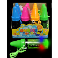 FLASHING CRAYON BUBBLE SOLUTION NECKLACE (1 PIECE)