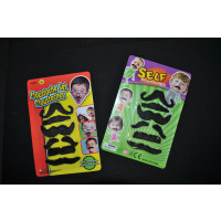 6 PACK FUNNY MUSTACHES ( 1 PACK)