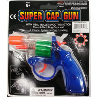 SUPER CAP GUN - REVOLVER (1 PIECE)