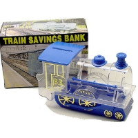 TRAIN SAVINGS BANK ASSORTED COLORS (1 PIECE) 