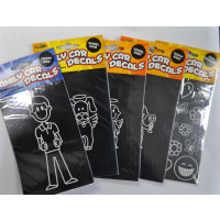 ASSORTED FAMILY CAR DECALS (1 PIECE)