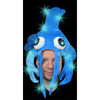 LIGHT UP LOBSTER HAT ASSORTED COLORS (1 PIECE)