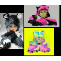 ULTRA PLUSH FUZZY HAT - ASSORTED COLOR (1 PIECE)