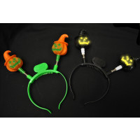 FLASHING PUMPKIN HEADBAND ASSORTED COLOR (1 PIECE)
