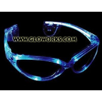 LED SUNGLASSES - BLUE (1 PIECE)