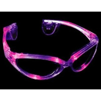 FLASHING SUNGLASSES - PURPLE (1 PIECE)