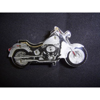 BLACK/WHITE HARLEY FLASHING MAGNETIC LED PIN 