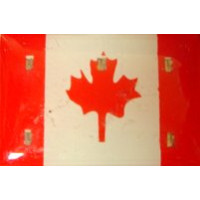 CANADIAN FLAG FLASHING MAGNETIC LED PIN 