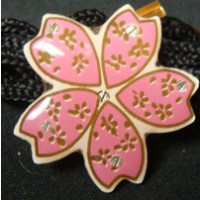 PINK FLOWER FLASHING MAGNETIC LED PIN 