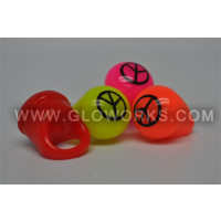 PEACE LED SQUEEZE RINGS (1 PIECE)