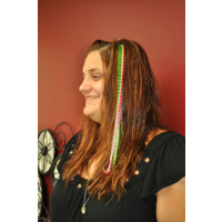FEATHER HAIR EXTENSIONS (1 DOZEN)