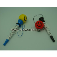PEN WITH SHOOTING SMILEY FACE (1 DOZEN)