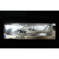 1:43 SCALE HELICOPTER - WHITE (1 PIECE)