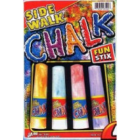 4 PIECES SIDEWALK CHALK (1 PACK)